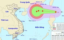 Bão giật cấp 10 đang hướng vào Biển Đông