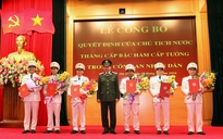 Nhiều sĩ quan Công an được thăng hàm cấp Tướng