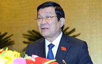 Miễn nhiệm Chủ tịch nước với ông Trương Tấn Sang