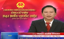 Ông Trịnh Xuân Thanh xin không ứng cử phó chủ tịch tỉnh Hậu Giang