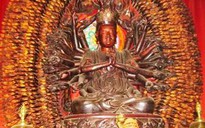Tượng Phật bà nghìn tay nghìn mắt ở Hưng Yên bị đánh cắp