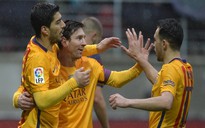 Messi lập công, Barcelona chạm mốc 100 bàn thắng