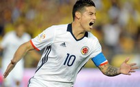 James Rodriguez đưa Colombia vào tứ kết sớm nhất