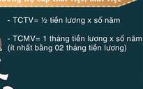 Sao không trả trợ cấp mất việc?