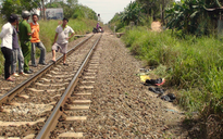 Thanh niên bị tàu hỏa kéo lê hơn 100m