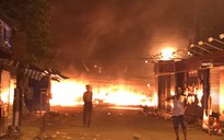 CLIP: Cảnh hoang tàn sau vụ cháy kinh hoàng ở chợ đêm Phú Quốc