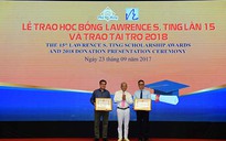 8,46 tỉ đồng được trao tặng tại lễ trao học bổng Lawrence S. Ting lần thứ 15