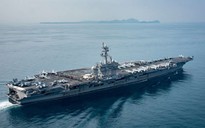 Chưng hửng nhóm tàu sân bay Mỹ đến Triều Tiên