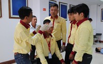 12 đội thi “An toàn - vệ sinh viên giỏi”