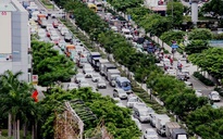 Hỗn loạn giao thông ở cửa ngõ sân bay Tân Sơn Nhất