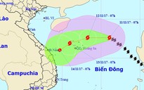 Bão số 13 có thể đổi hướng nguy hiểm, đi vào miền Trung