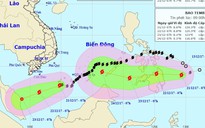 Bão số 15 chưa tan, lại xuất hiện bão mới gần Biển Đông