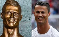 Chết cười với bức tượng Ronaldo ở sân bay cùng tên