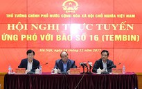 Bão số 16 mạnh khủng khiếp: Trực thăng bay dọc biển cảnh báo dân