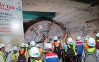 Siêu robot đào hầm đã về ga Ba Son