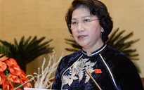 Chủ tịch QH Nguyễn Thị Kim Ngân điều hành phiên họp Hội nghị Trung ương