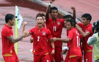 U22 Myanmar và chủ nhà cùng thắng