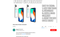 Nhiều người dính bẫy lừa trúng thưởng iPhone X