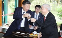 Tổng Bí thư Nguyễn Phú Trọng và Tổng Bí thư, Chủ tịch Tập Cận Bình dự tiệc trà