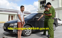 Trộm xế hộp từ Tiền Giang "phóng" ra Ninh Bình trộm cắp tiếp