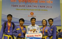 Giải Vovinam sinh viên toàn quốc kết thúc hấp dẫn