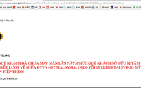 Bán vé online trận Việt Nam-Malaysia vừa mở vài phút đã tê liệt