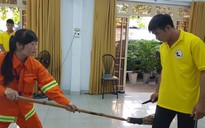 Dạy kỹ năng tự vệ cho công nhân vệ sinh