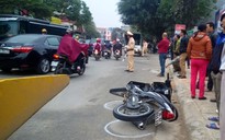“Xe điên” tông 3 xe máy, 1 xe taxi, 6 người nhập viện