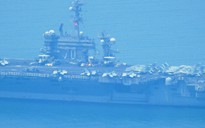 Tàu sân bay USS Carl Vinson đã vào vùng biển cảng Tiên Sa