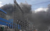 Đang tìm kiếm công nhân trong đám cháy Nhà máy Nhiệt điện Duyên Hải