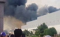 Tiền Giang: Cháy lớn ở Khu Công nghiệp Long Giang