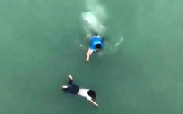 Clip nam thanh niên lao xuống sông cứu cô gái nhảy cầu tự tử
