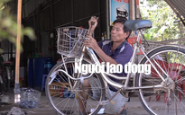 “Đại gia” xe đạp cũ của học sinh nghèo ở miền Tây