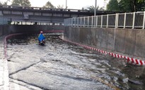 Hầm chui ở TP HCM ngập nặng sau mưa