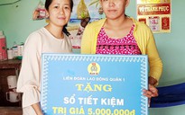 Tặng sổ tiết kiệm, mái ấm cho công nhân khó khăn