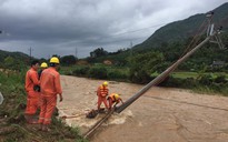 Cam kết cấp điện trở lại sớm nhất cho khách hàng sau mưa bão