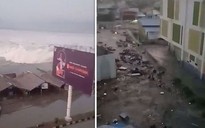 Động đất mạnh, sóng thần ập vào Indonesia