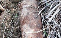 Quảng Ngãi: Tá hỏa phát hiện quả bom nặng hơn 100kg