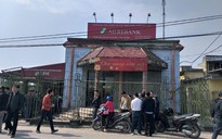 Hoạt động của phòng giao dịch Agribank bị cướp vẫn diễn ra bình thường