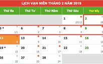 Tết Nguyên đán Kỷ Hợi 2019: Cán bộ, công chức được nghỉ 9 ngày liền