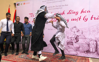 Dàn trai đẹp Palestine nhảy múa chúc mừng nhà văn Di Li ra sách mới