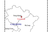 2 trận động đất liên tiếp xảy ra tại Cao Bằng trong sáng nay 25-11