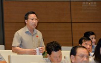 Đại biểu Lưu Bình Nhưỡng tranh luận với Đại biểu Nguyễn Quang Dũng