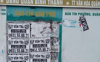 Bảng tin khu phố thành nơi quảng cáo cho vay