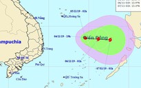 Áp thấp nhiệt đới khả năng mạnh lên thành bão giật cấp 11 trên Biển Đông