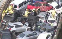 Mỹ: 69 xe gặp tai nạn liên hoàn, hàng chục người bị thương