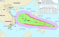 Bão Phanfone giật cấp 11 sắp vào Biển Đông