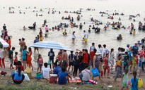 Không "chặt chém", bãi tắm “Vũng Tàu 2” ở miền Tây đông nghẹt khách dịp Tết
