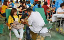 800 công nhân tham gia hiến máu tình nguyện