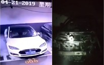 Siêu xe Tesla Model S đang đậu bỗng nổ tung ở Trung Quốc